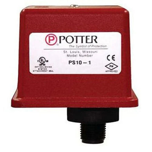 Potter PS10-1 Pressure Type Waterflow Indicator - Same Day Shipping (SEALED)