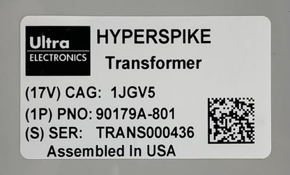 Hyperspike 90179A-801 801 Tranformer 70V - Same Day Shipping (SEALED)