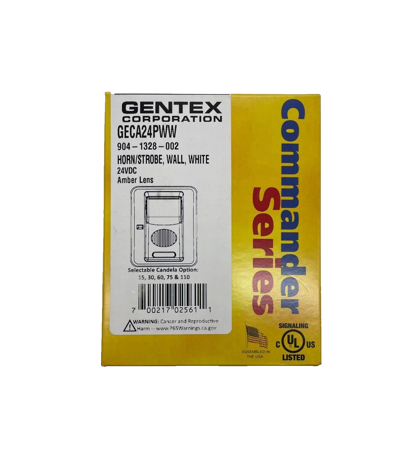 Gentex GECA24PWW - Same Day Shipping (SEALED)
