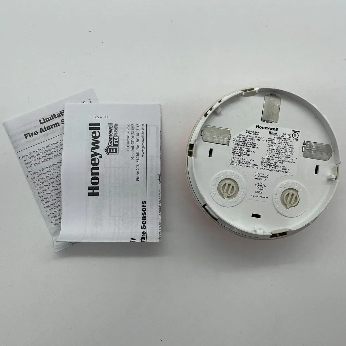 Gamewell-Fci ATD-L3R-IV Thermal Heat Detector