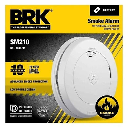 BRK SM210 10-Year Sealed Battery Smoke Alarm (1046741) - Same Day Shipping