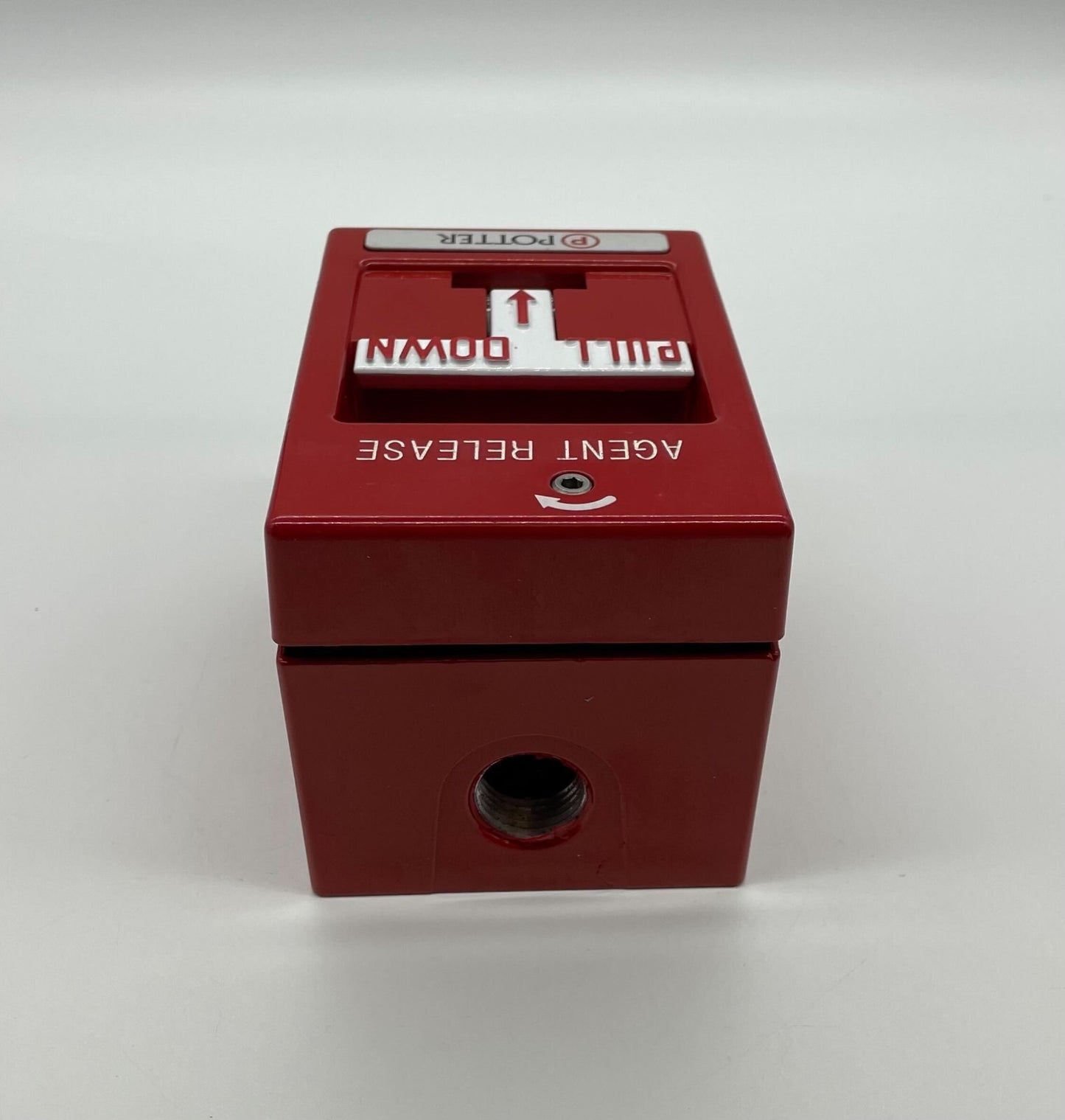 Potter RMS-1T-WP Pull Station, Single Action, Weatherproof Hex Reset