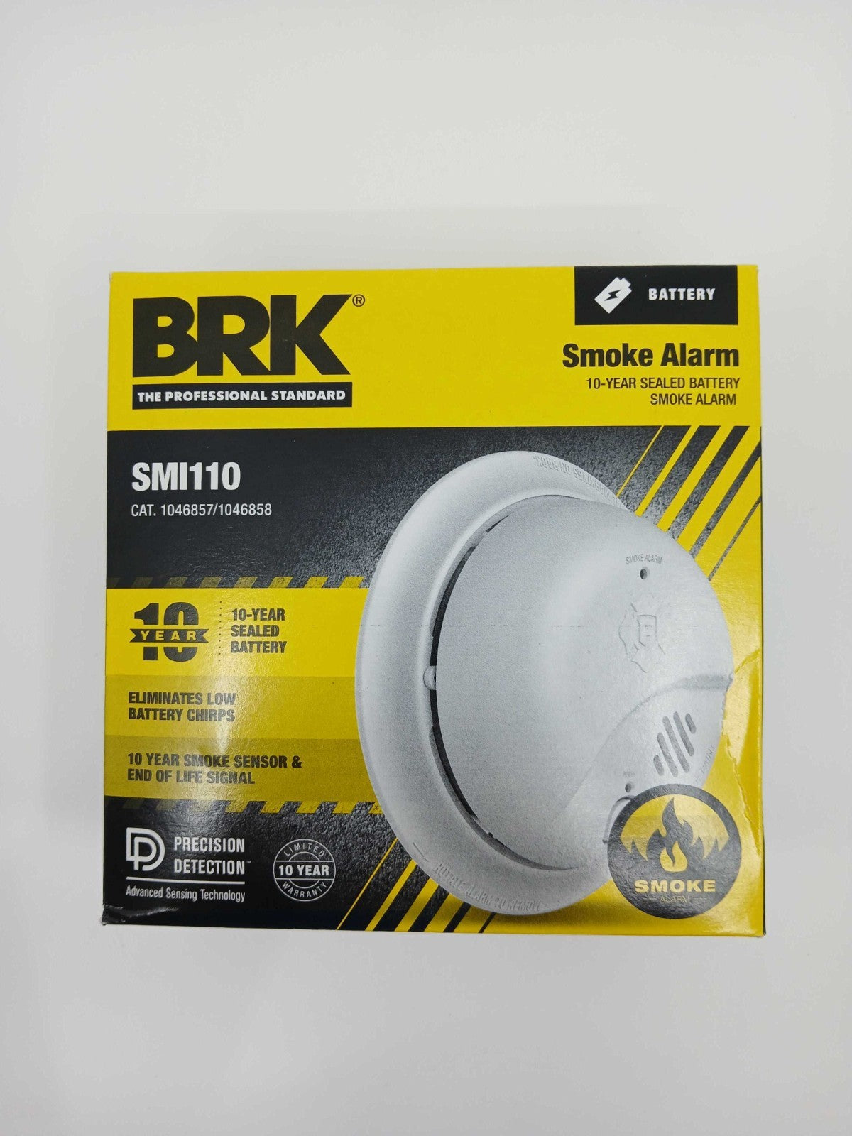 BRK SMI110 10-Year Sealed Battery Ionization Smoke Alarm (1046858)