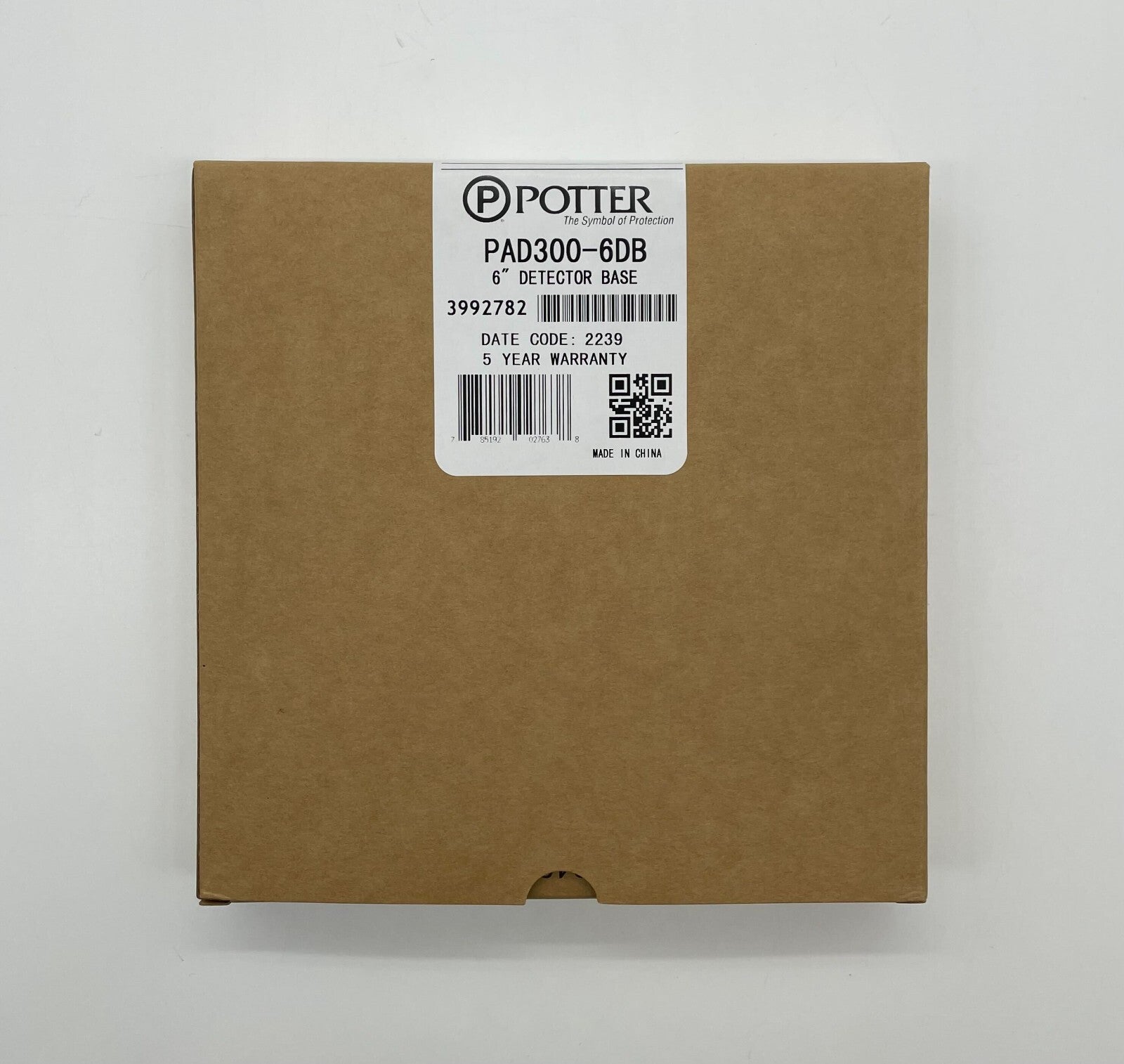 Potter PAD300-6DB 6” Detector Base - Same Day Shipping (SEALED)