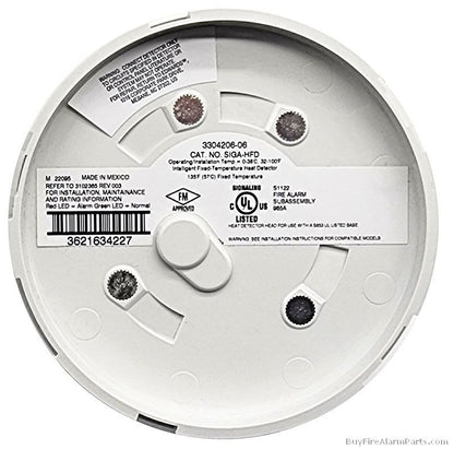 Edwards EST SIGA-HFD Fixed Temp Heat Detector
